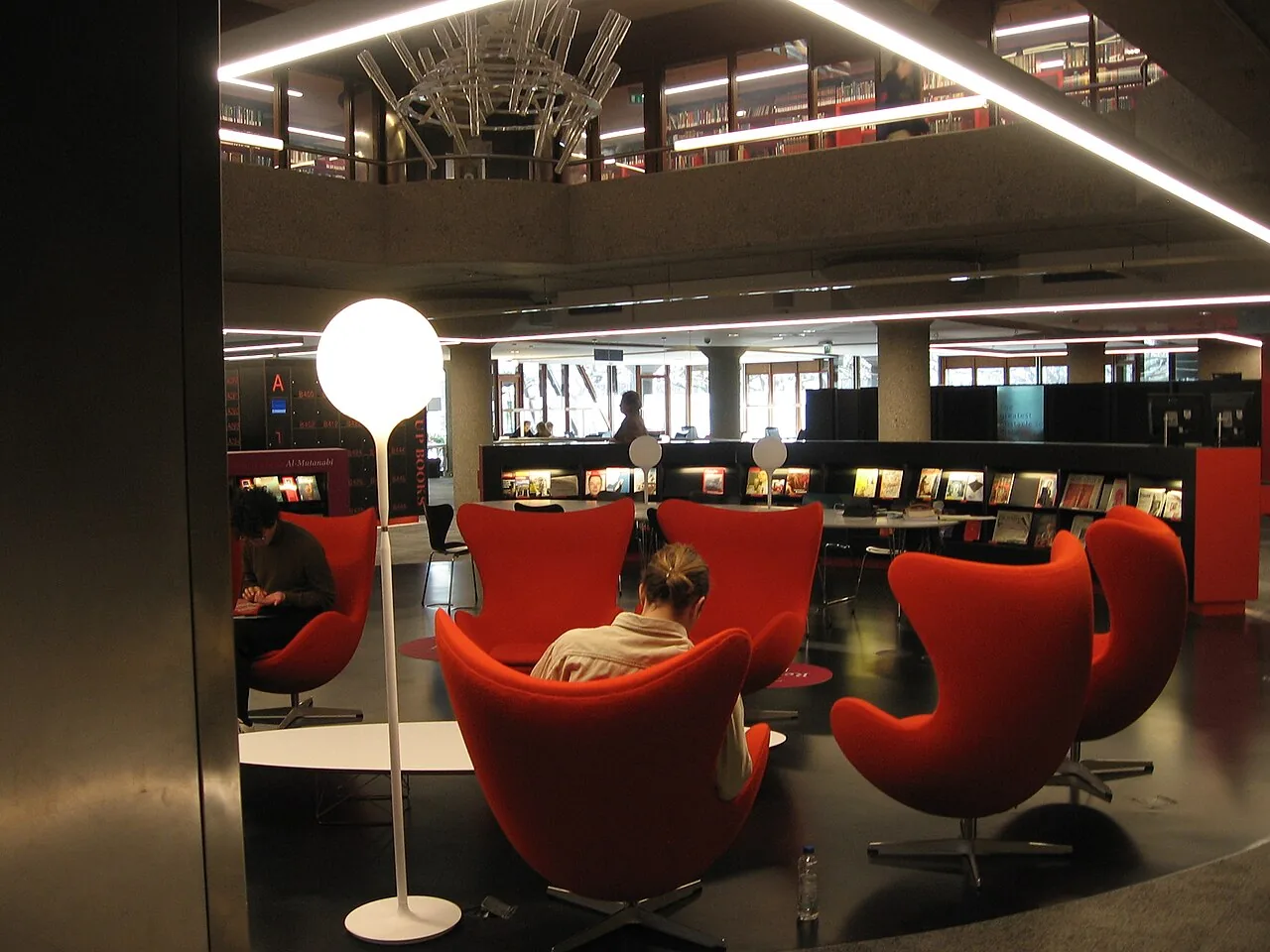 Leiden University Library interiors, Leiden, the Netherlands, January 2025 - 06