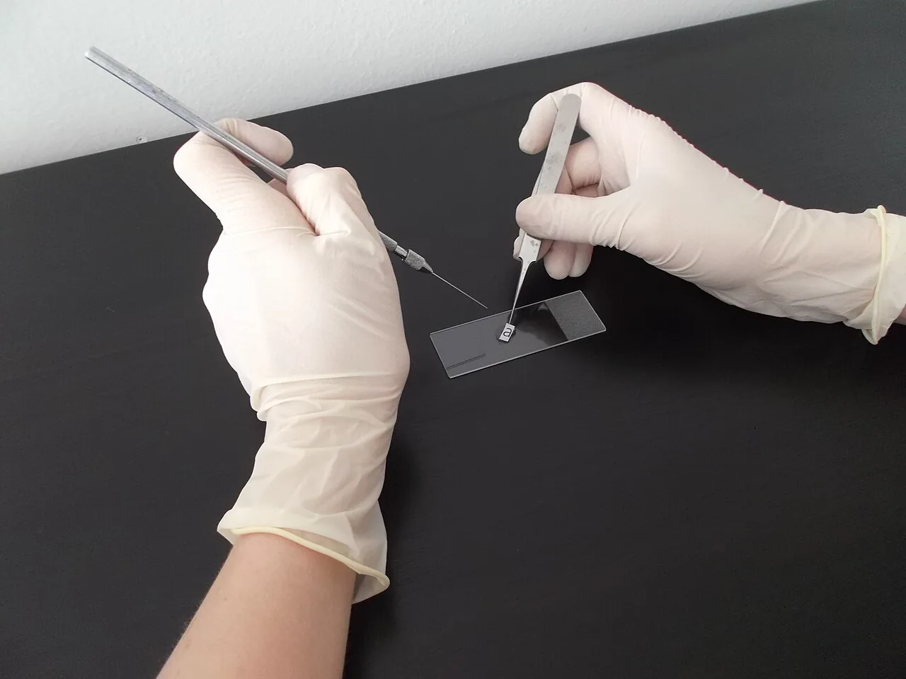 Laboratory equipment in hands 01